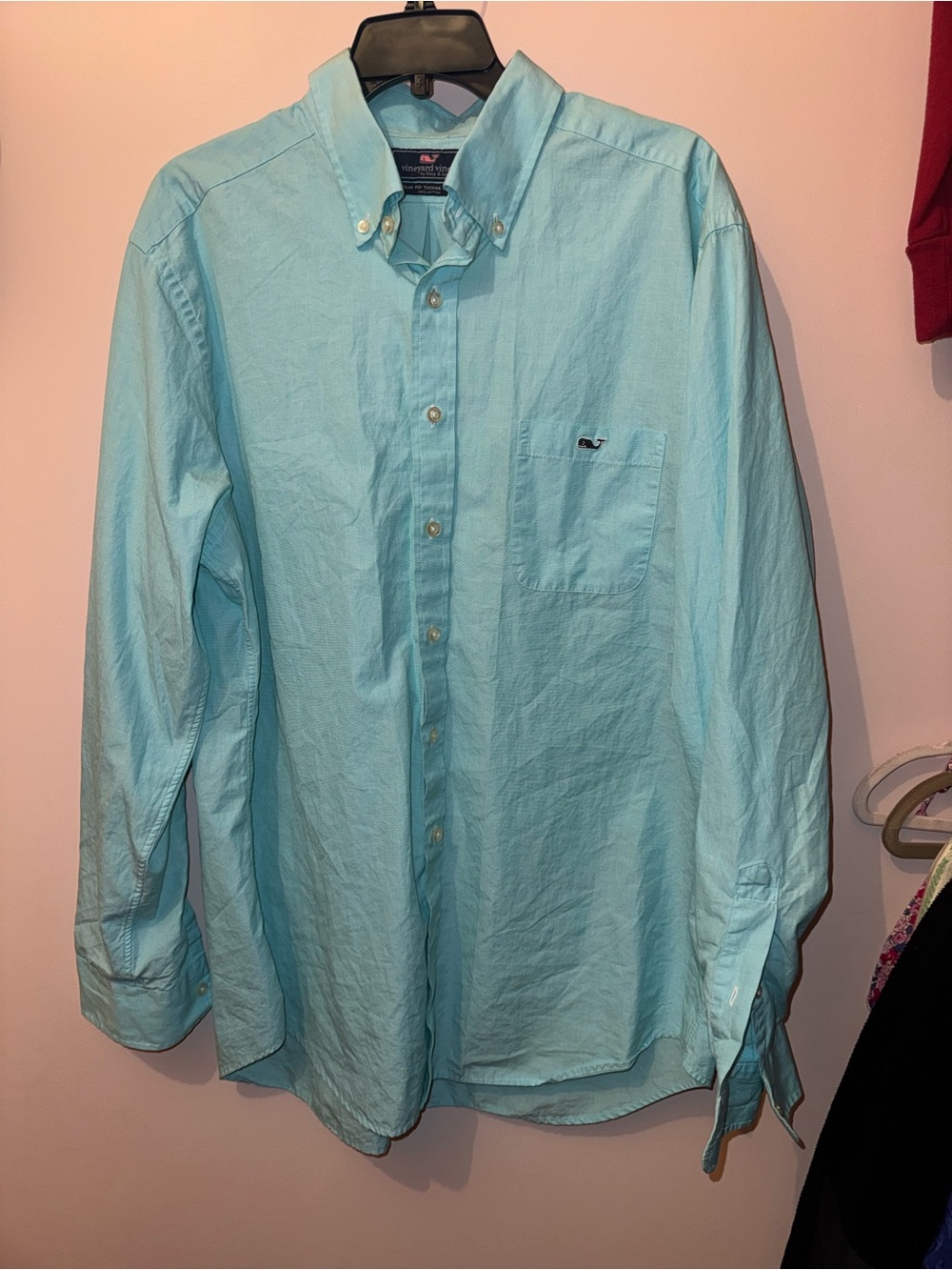 Vineyard Vines Men's Button-Down Shirt - Aqua Blue